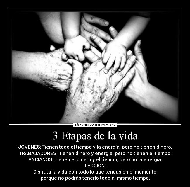 3 Etapas de la vida - 