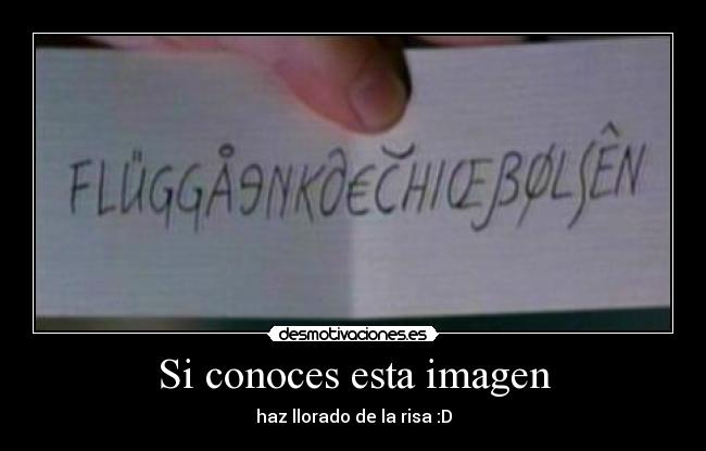 Si conoces esta imagen -