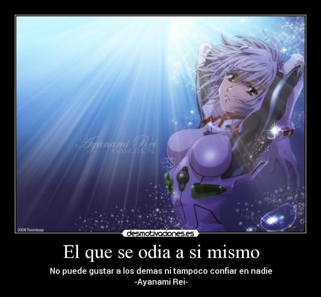 carteles anime neon genesis evangelion rei ayanami desmotivaciones
