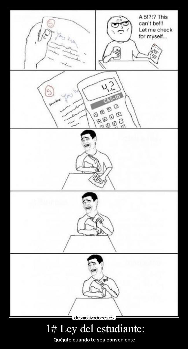 1# Ley del estudiante: - 