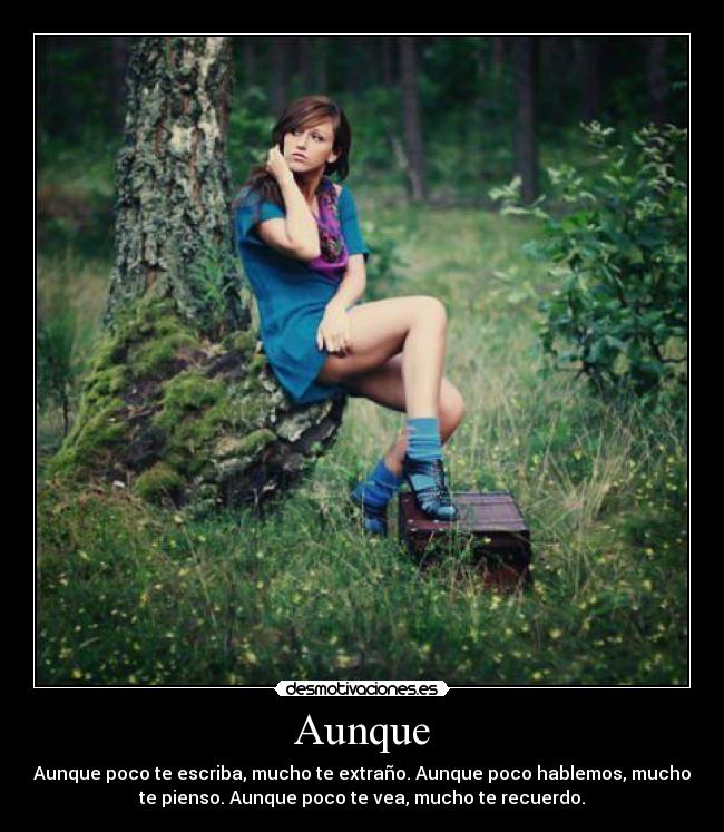 Aunque -