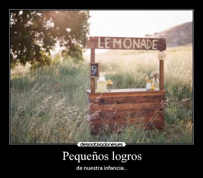 Pequeños logros - 