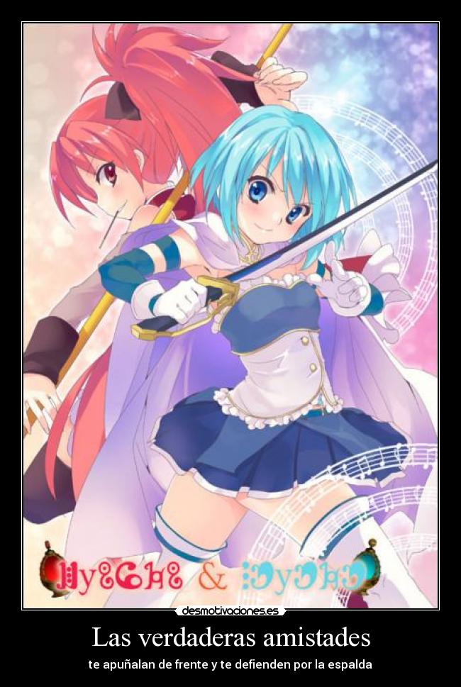 Las verdaderas amistades -