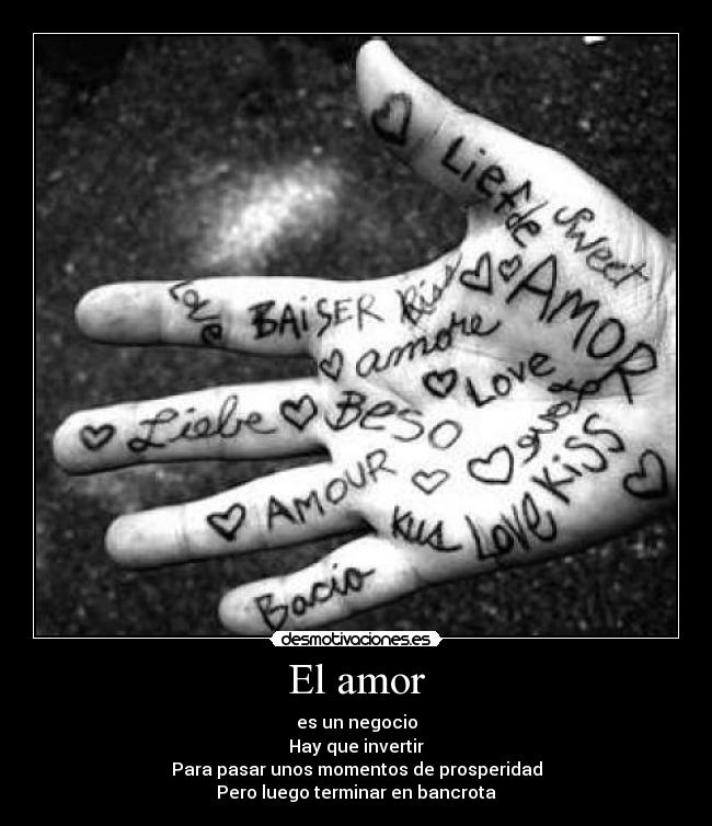 El amor -