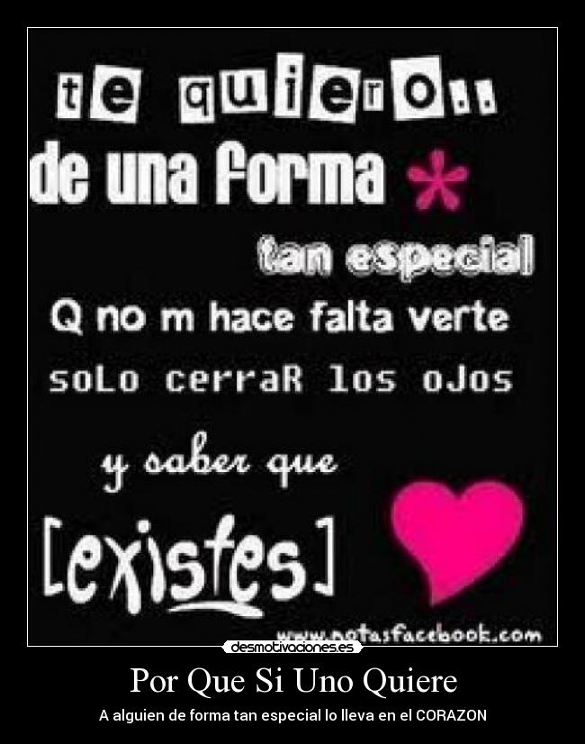 Por Que Si Uno Quiere - 