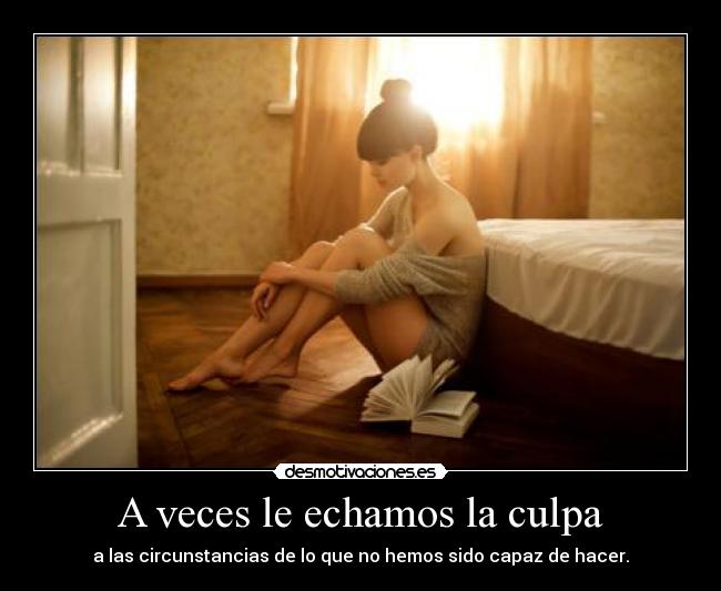 A veces le echamos la culpa -