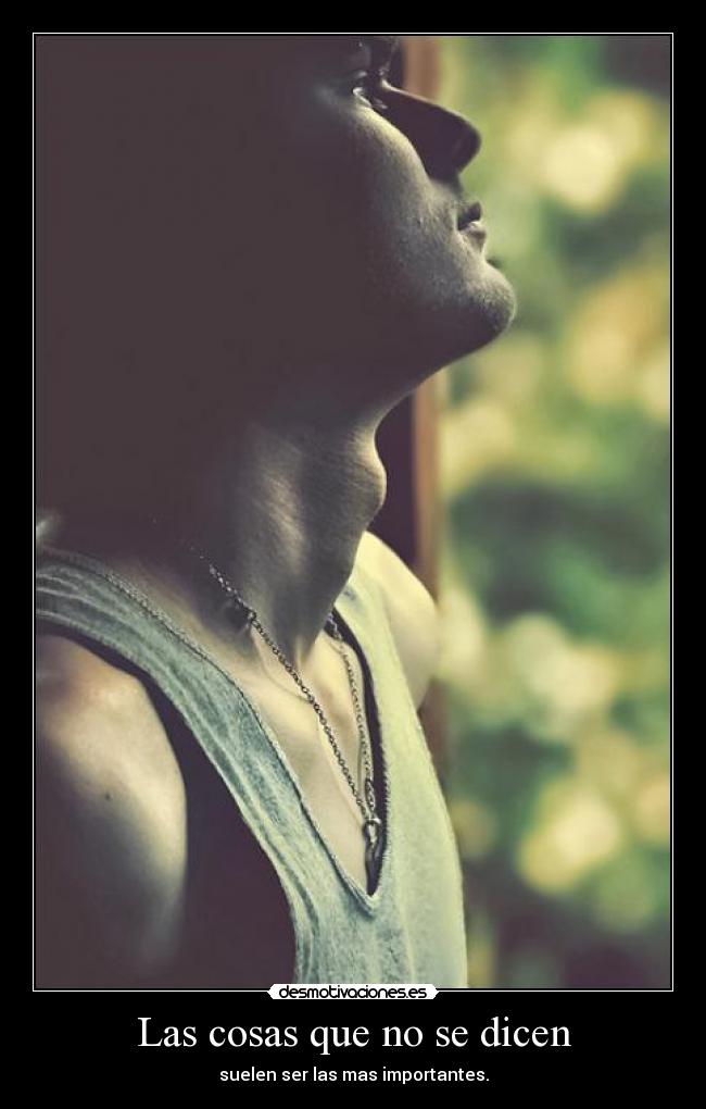 Las cosas que no se dicen -