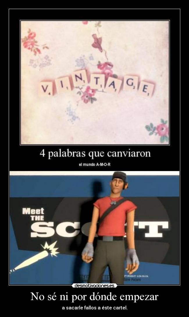 No sé ni por dónde empezar - 