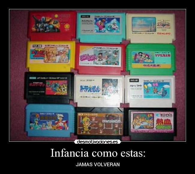 Infancia como estas: - 