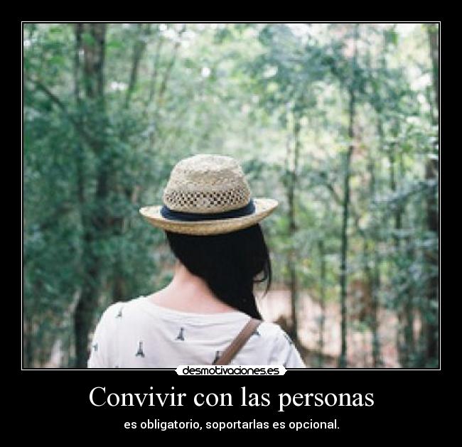 Convivir con las personas - 
