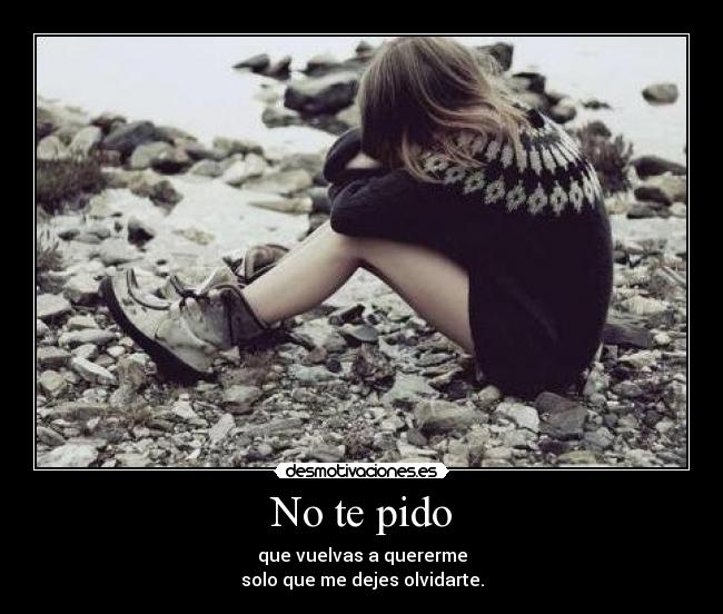 No te pido -