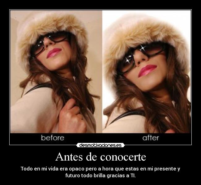 Antes de conocerte -