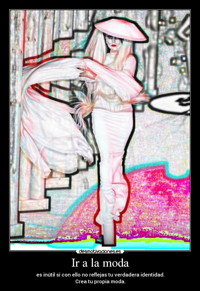 carteles lady gaga moda mugler desmotivaciones