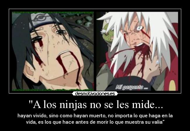 A los ninjas no se les mide... - 