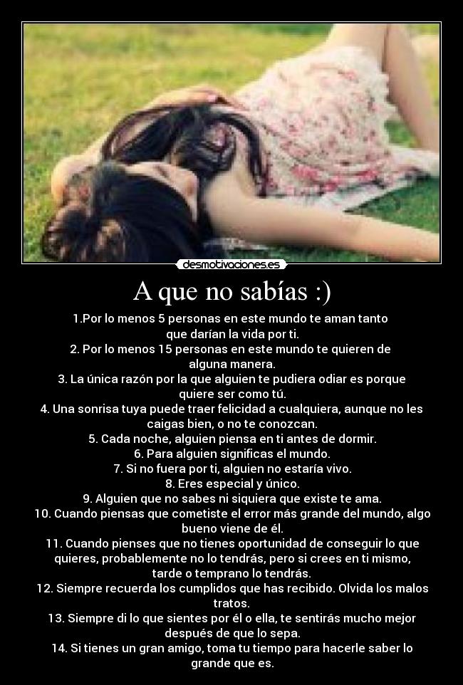 A que no sabías :) -