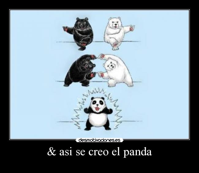 & asi se creo el panda -