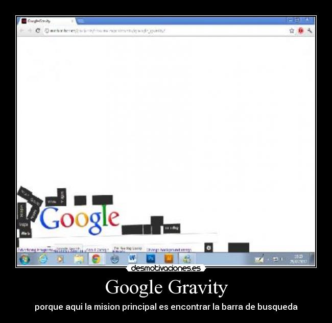 Google Gravity -
