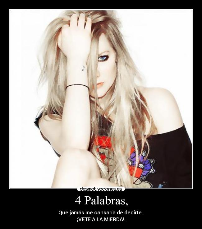 4 Palabras, -