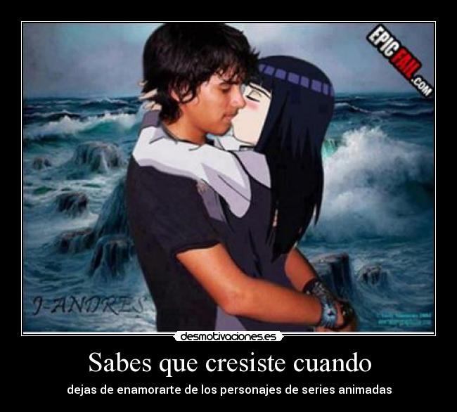 Sabes que cresiste cuando - dejas de enamorarte de los personajes de series animadas