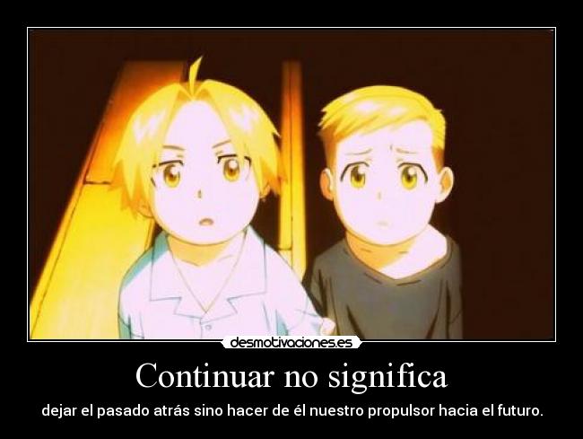 Continuar no significa - 