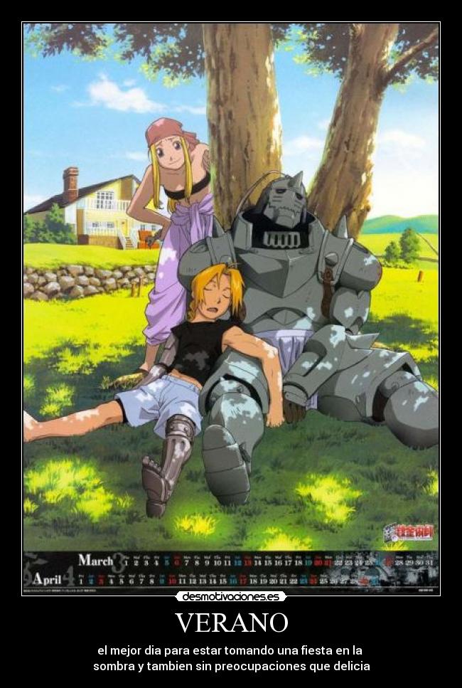 VERANO - el mejor dia para estar tomando una fiesta en la
sombra y tambien sin preocupaciones que delicia