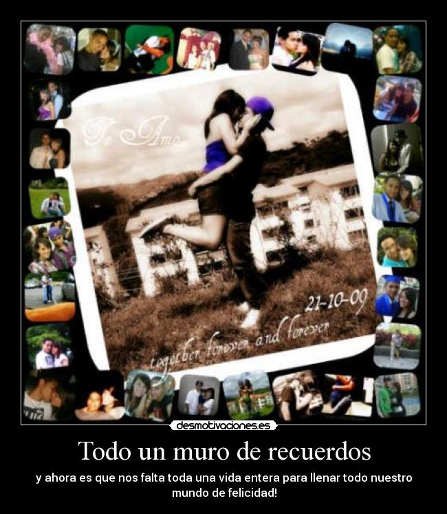 carteles recuerdos todo muro recuerdos desmotivaciones