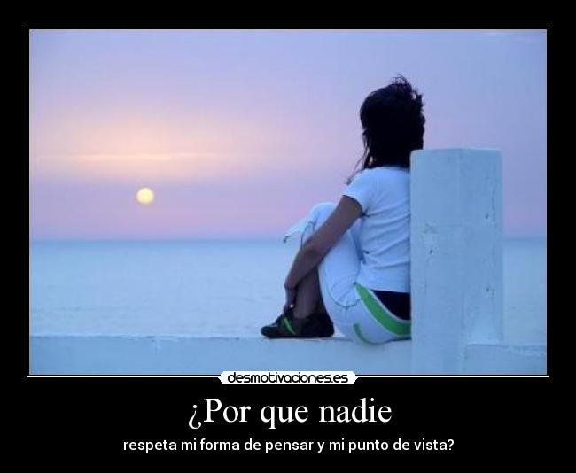 ¿Por que nadie - 