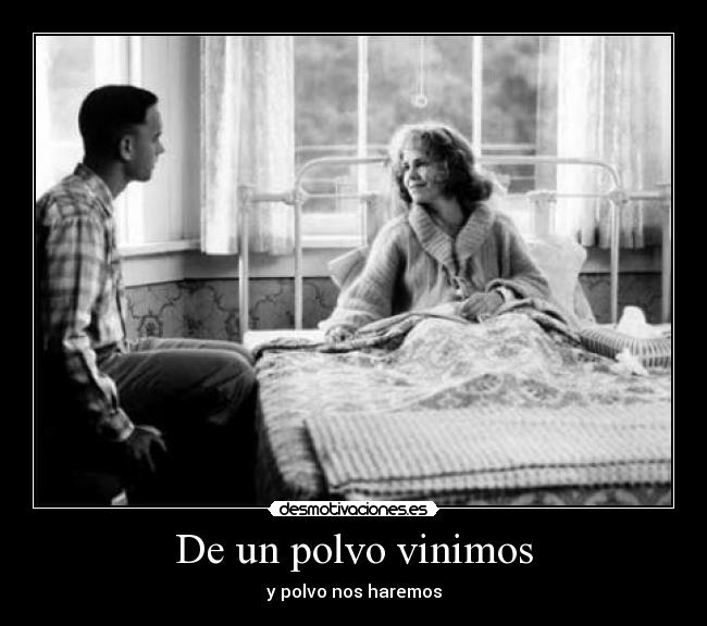 De un polvo vinimos - y polvo nos haremos