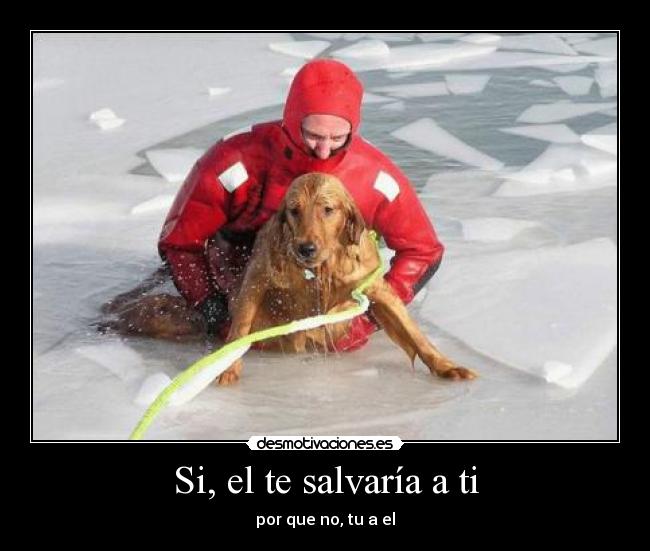 Si, el te salvaría a ti - 