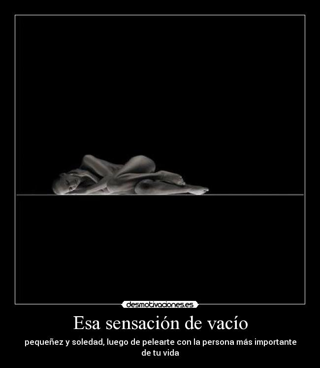 Esa sensación de vacío - 