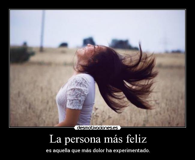 La persona más feliz - 