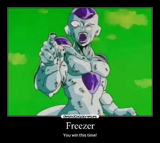 carteles freezer dragon ball villano desmotivaciones