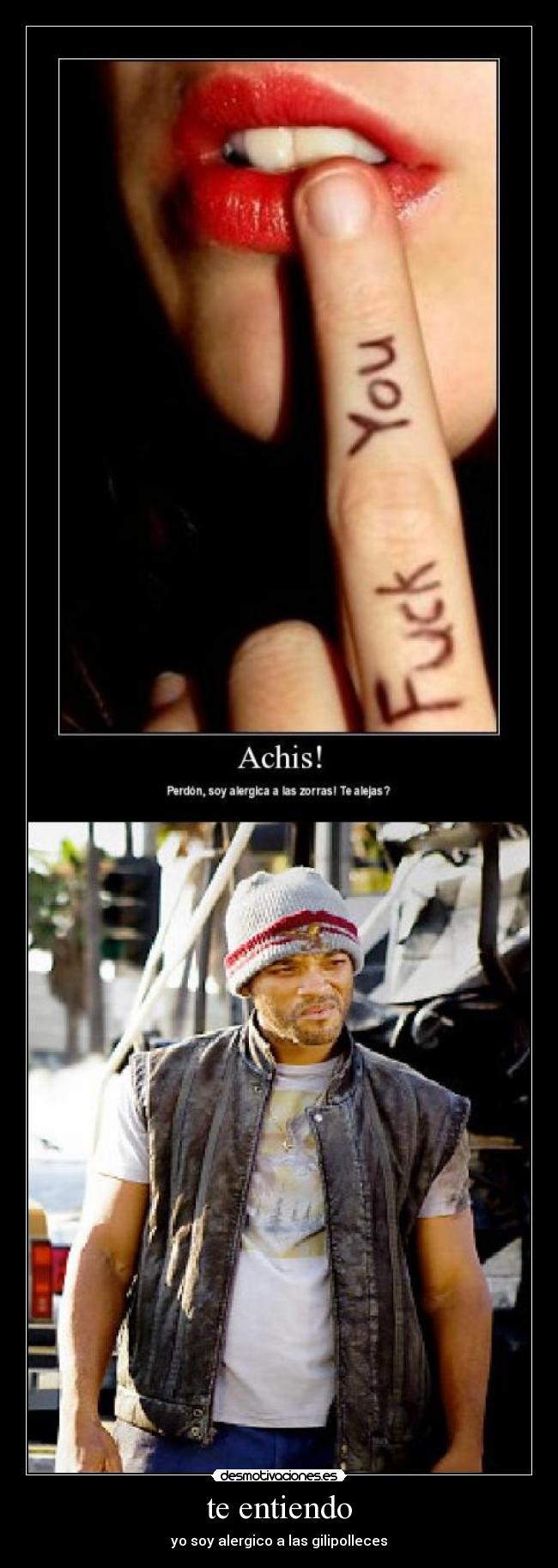te entiendo - yo soy alergico a las gilipolleces