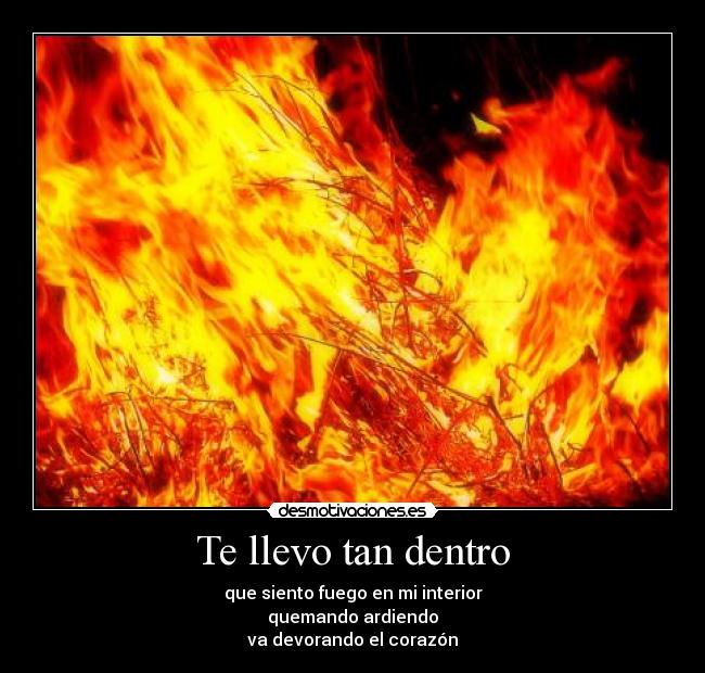 Te llevo tan dentro - 