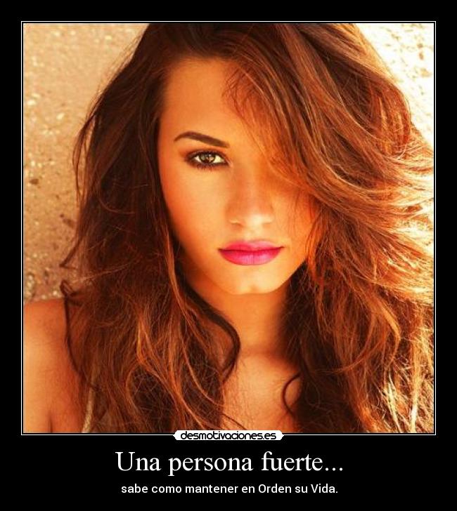 carteles fuerte orden vida persona desmotivaciones