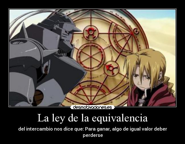 LEY EQUIVALENCIA ley equivalencia:
