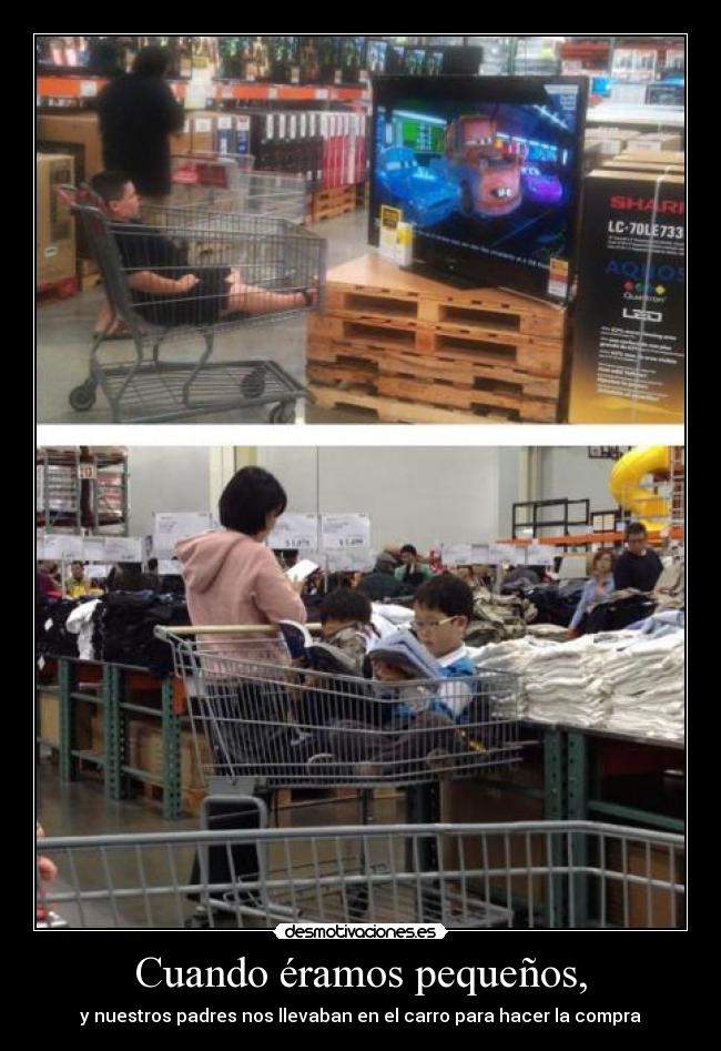 Cuando éramos pequeños, -