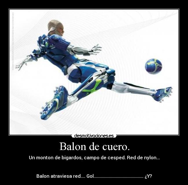 Balon de cuero. - 