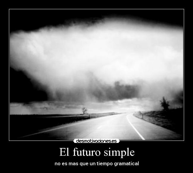 El futuro simple -