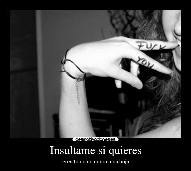 Insultame si quieres - 