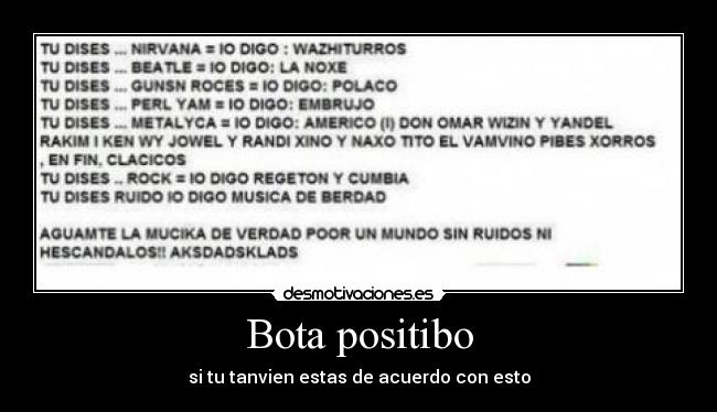 Bota positibo -