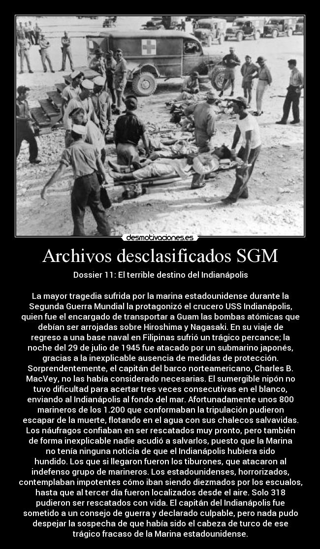 Archivos desclasificados SGM -