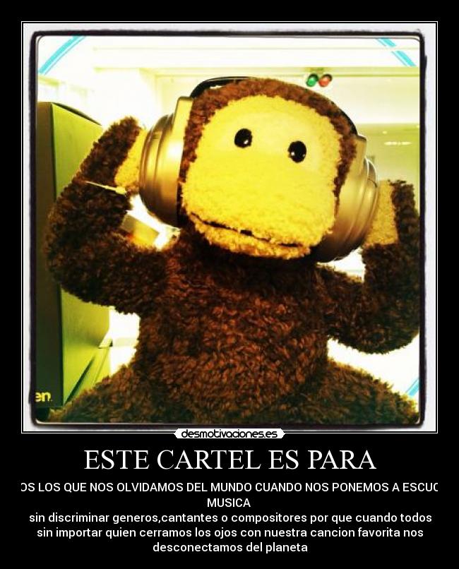 ESTE CARTEL ES PARA -
