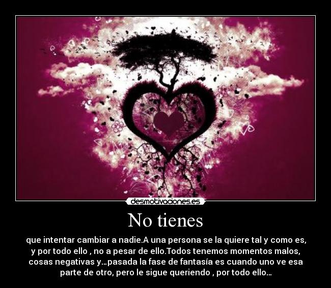 No tienes - 