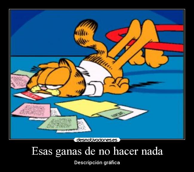 carteles garfield desmotivaciones