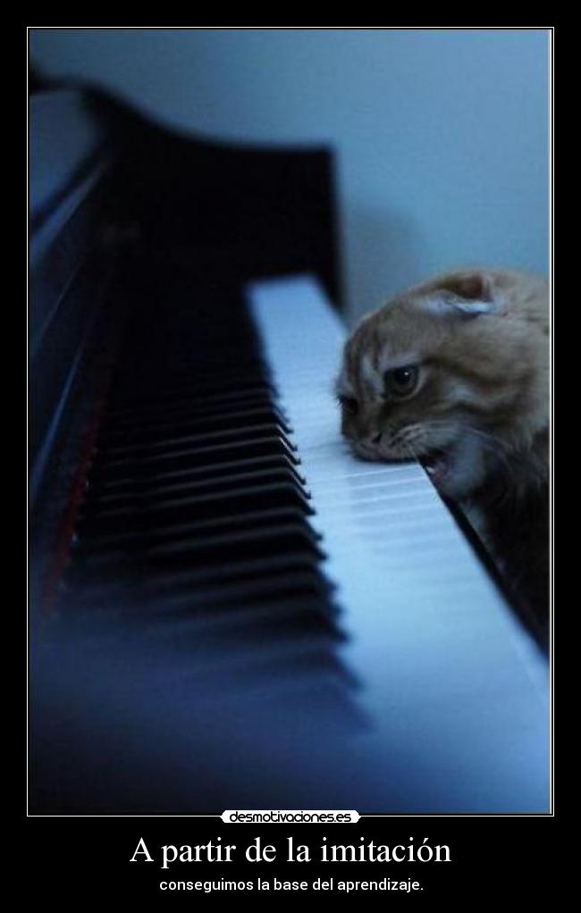 A partir de la imitación -