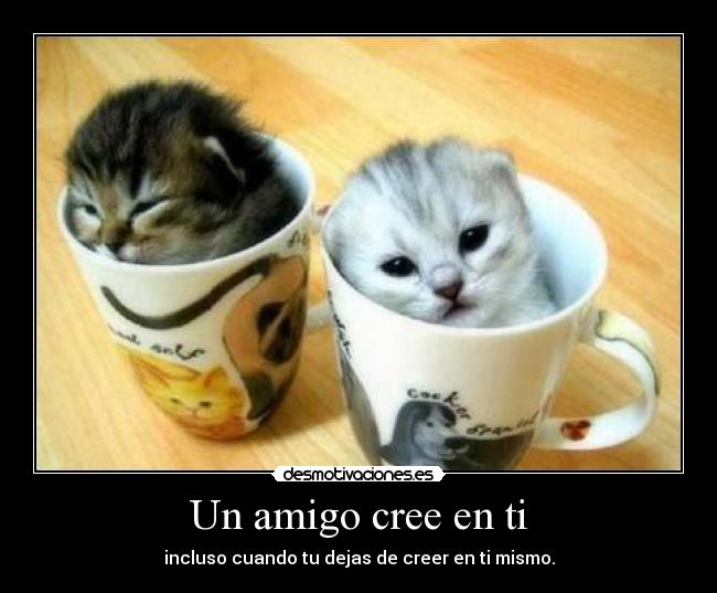 Un amigo cree en ti -