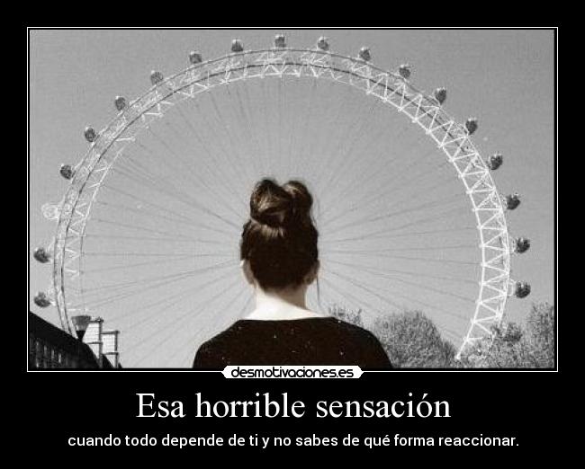 Esa horrible sensación - 
