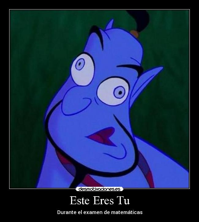 carteles wtf matematicas aladdin desmotivaciones