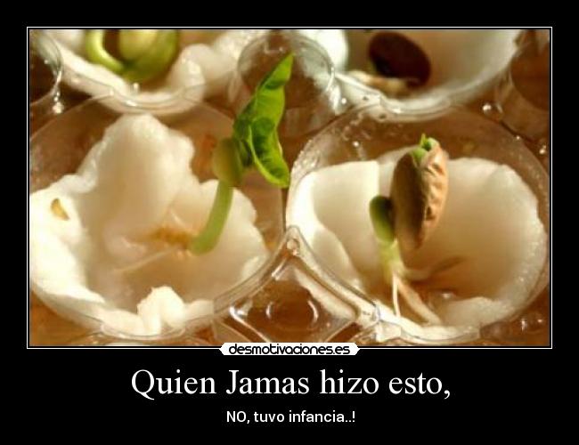 Quien Jamas hizo esto, -